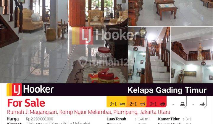 Rumah Jl Mayangsari Komp Nyiur Melambai, Plumpang, Jakarta Utara 2