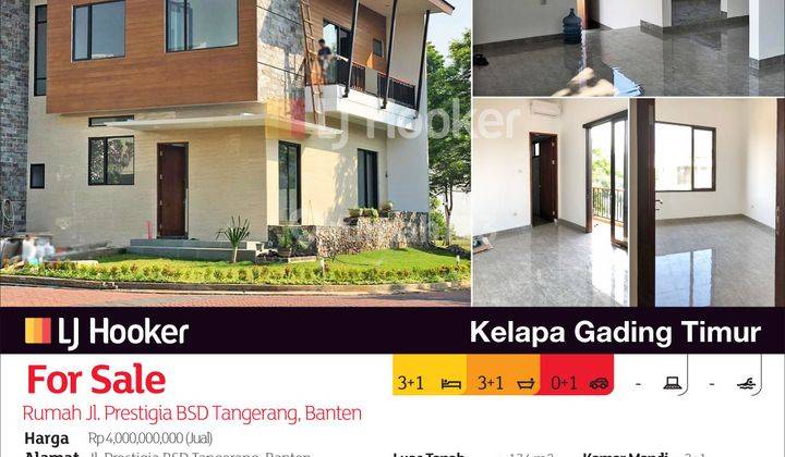 Rumah Jl. Prestigia Bsd Tangerang, Banten 2