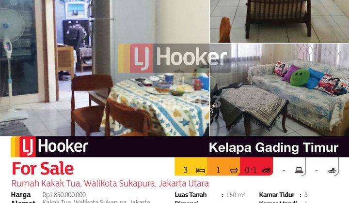 Rumah Jl. Kakak Tua Komp. Walikota Sukapura, Jakarta Utara 2