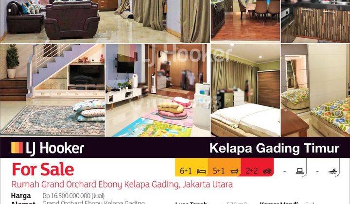 Rumah Grand Orchard Ebony Kelapa Gading, Jakarta Utara 2