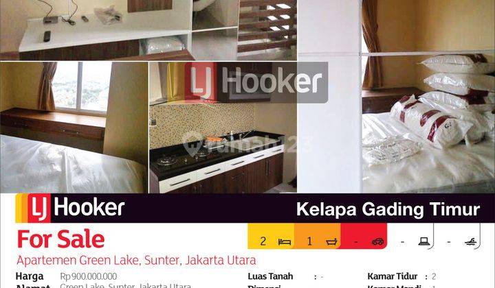 Apartemen Green Lake Sunter Tower 1 Lantai 22 Sunter Podomoro, Jakarta Utara 2