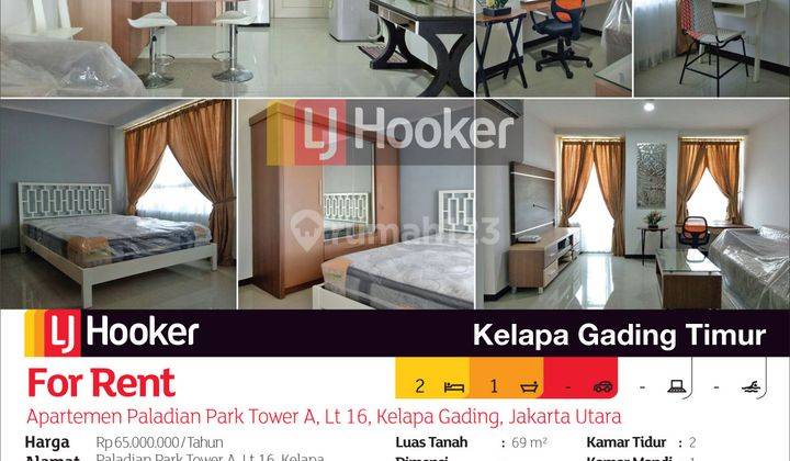 Apartemen Paladian Park Tower A Lantai 16 Kelapa Gading, Jakarta Utara 2