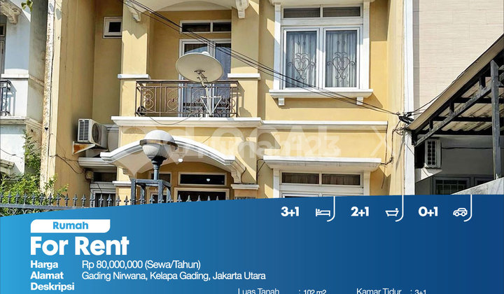 Rumah Gading Nirwana, Kelapa Gading, Jakarta Utara 2