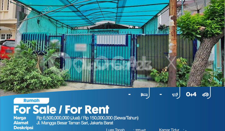 Jl. Mangga Besar Taman Sari, West Jakarta House 2