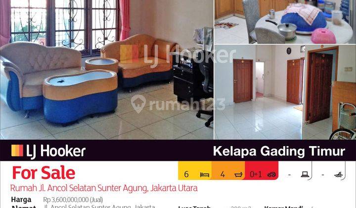 Rumah Jl. Ancol Selatan Sunter Agung, Jakarta Utara 2