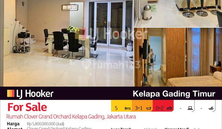 Rumah Clover Grand Orchard Kelapa Gading, Jakarta Utara 2