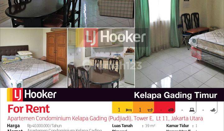 Apartemen Condominium Kelapa Gading Tower E Lantai 11 Kelapa Gading, Jakarta Utara 2