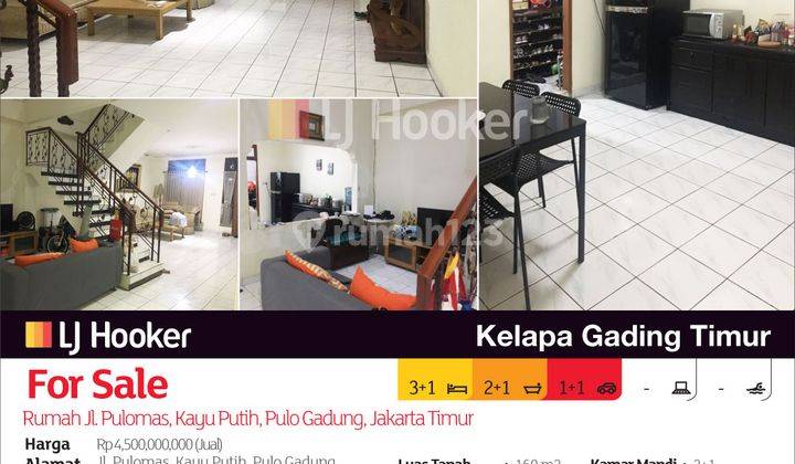 Rumah Jl. Pulomas, Kayu Putih, Pulo Gadung, Jakarta Timur 2