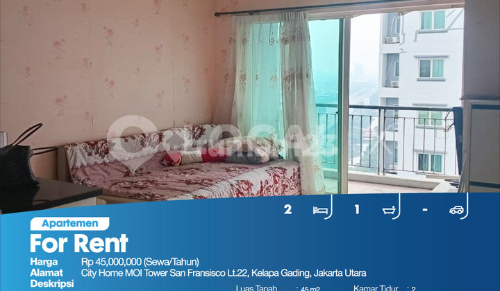 City Home Moi Tower San Francisco 22nd Floor, Kelapa Gading, North Jakarta 2