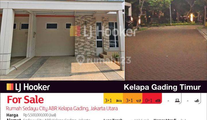 Rumah Sedayu City Abr Kelapa Gading, Jakarta Utara 2