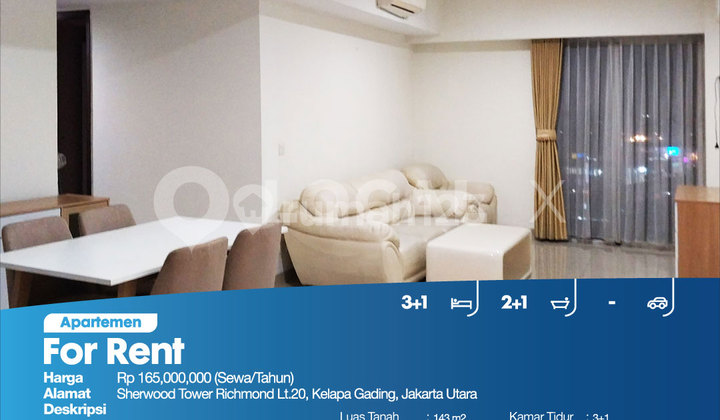 Sherwood Tower Richmond Apartment 20th Floor, Kelapa Gading, North Jakarta 2
