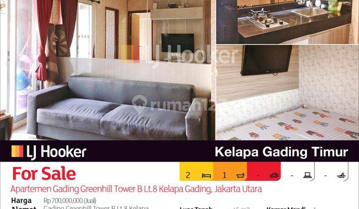 Apartemen Gading Greenhill Tower B Lt.8 Kelapa Gading, Jakarta Utara 2