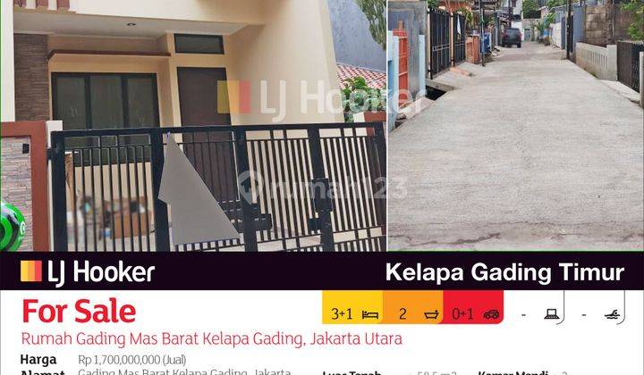 Rumah Gading Mas Barat Kelapa Gading, Jakarta Utara 2