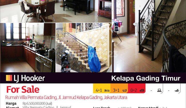 Rumah Villa Permata Gading, Jl. Jamrud Kelapa Gading, Jakarta Utara 2