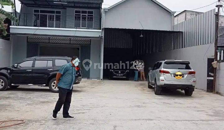 Dijual Cepat Gudang Berbentuk Ruko Kantor Jalan Raya BKT Pondok Kopi 1