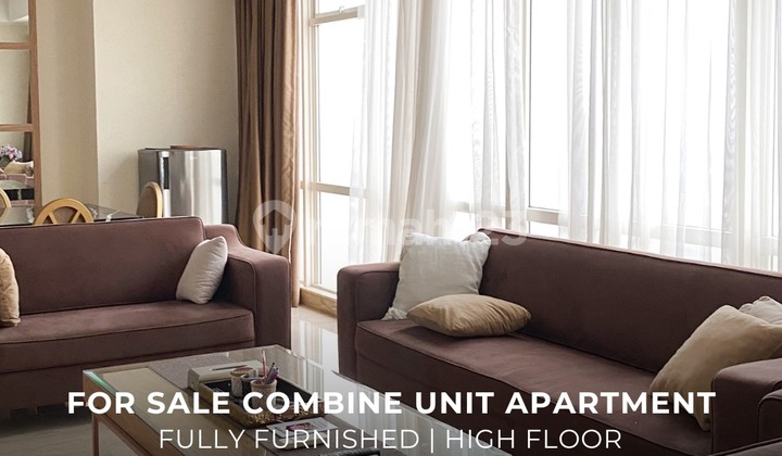 For Sale / For Sale Apartment Menteng Park Cikini, Menteng Central Jakarta Combined Unit, Fully Furnished - Ocasa4908
