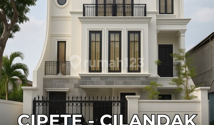 BRAND NEW RUMAH 3 LANTAI AMERICAN CLASSIC AREA PREMIUM, ON PROGRESS CIPETE CILANDAK JAKARTA SELATAN 1