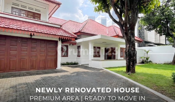 Newly Renovated 2-Story House in Menteng Ring 1 - Ocasa3618