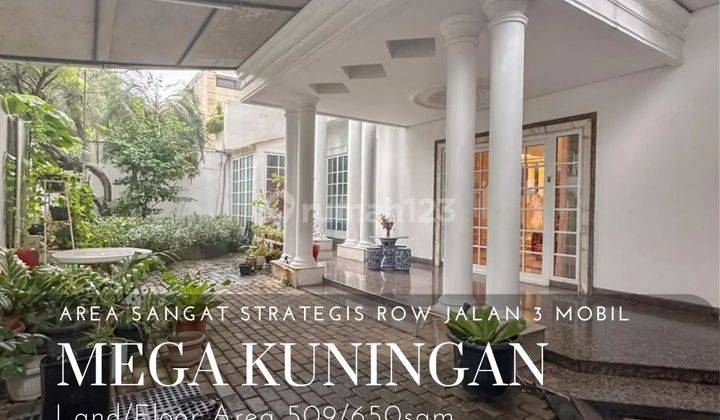 Rumah lokasi strategis di area kedutaan di mega kuningan jaksel 1