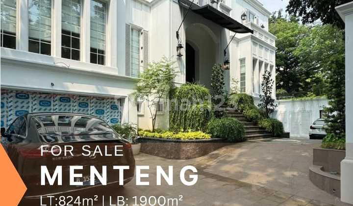 BRAND NEW HOUSE MENTENG LUXURIOUS AMERICAN CLASSIC CENTRAL JAKARTA