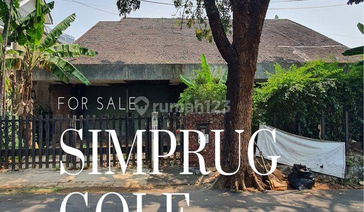 Jual Rumah Tua Hitung Tanah  di Simprug golf 13, Simprug SHM - Sertifikat Hak Milik 1