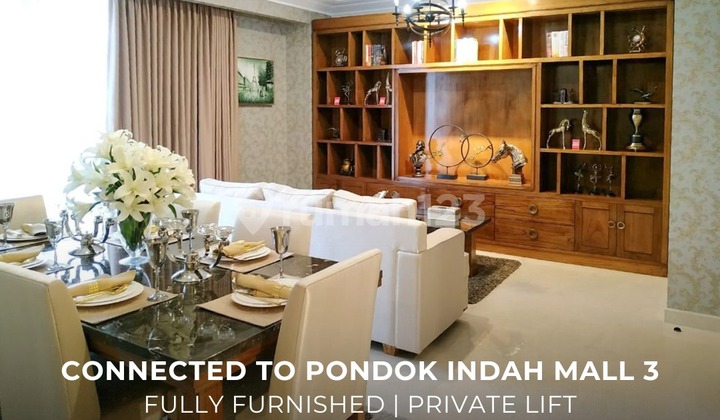 Apartment Pondok Indah Residence Connected To Pim 3 Mall Fully Furnished - Ocasa4831