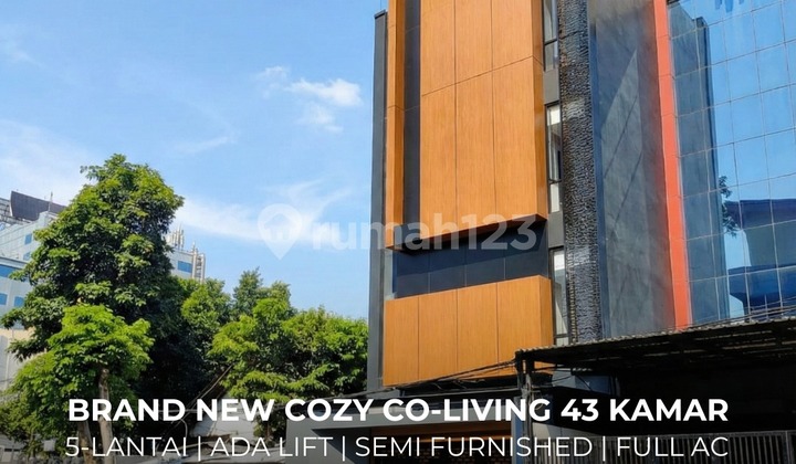 For Sale / Dijual Kost Baru di Salemba - Jakarta Pusat Brand New Cozy Co-Living 5 Lantai, Ada Lift, Semi Furnished Selangkah ke Ui Salemba - Ocasa4849