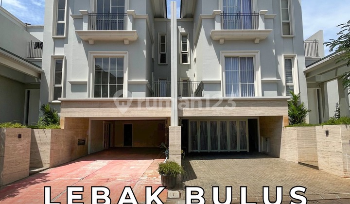 Modern Townhouse Mewah 3 Lantai Unfurnished Lebak Bulus Jakarta Selatan - Ocasa4711