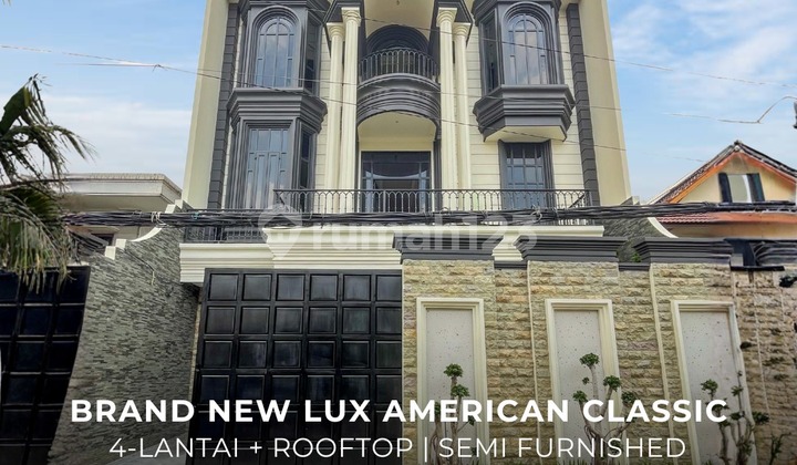 Rumah Mewah Baru American Classic Luxury Mansion di Pejaten