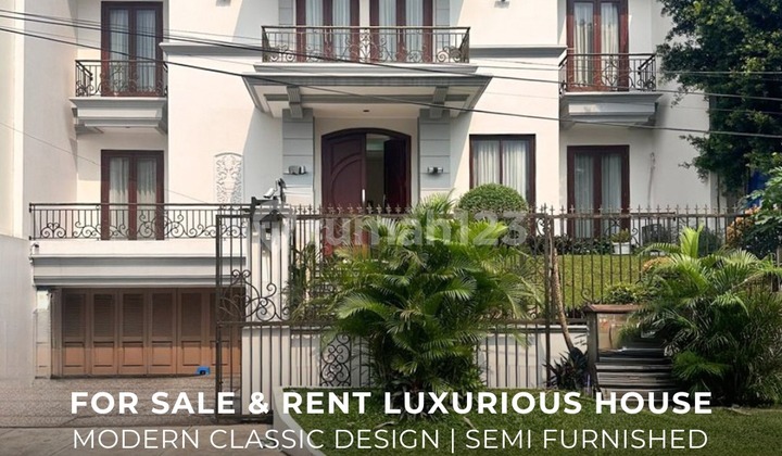 Dijual & Disewakan Rumah Mewah Modern Klasik Luxurious Modern Classic House Pondok Indah Jakarta Selatan - Ocasa4665