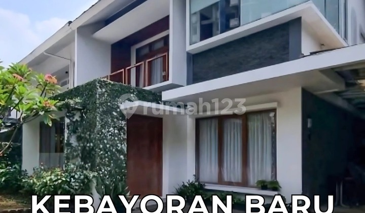 NEWLY RENOVATED MODERN MINIMALIST HOUSE 2 LANTAI POSISI KULDESAK DALAM KOMPLEK EKSKLUSIF KEBAYORAN BARU JAKARTA SELATAN