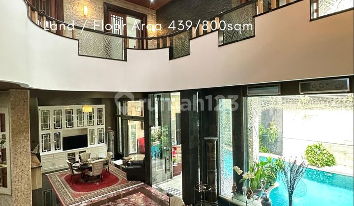 Rumah Mewah Tropical Garden 4 BR Pondok Indah Jakarta Selatan - Ocasa3586