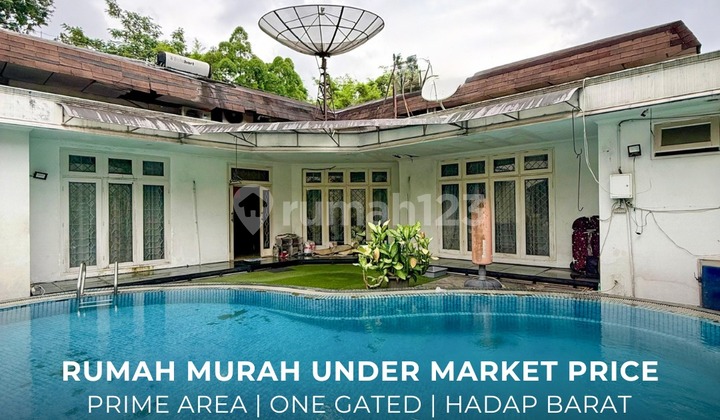 For Sale / Dijual Rumah Murah Prime Area Brawijaya Kebayoran Baru - Jakarta Selatan Harga di Bawah Pasaran - Ocasa4863