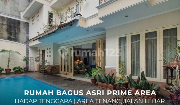 Rumah 2 Lantai Bagus dan Asri di Jalan Lamandau Kebayoran Baru