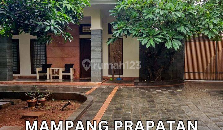 Di Jual Rumah Terawat Siap Huni Fully Furnished Lokasi Strategis Mampang Prapatan, Jakarta Selatan  1