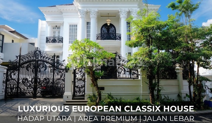 For Sale / Dijual Rumah European Classic Mewah Kota Deltamas - Cikarang Pusat, Bekasi Fully Furnished, Posisi Hook Depan Cluster Premium - Ocasa4952