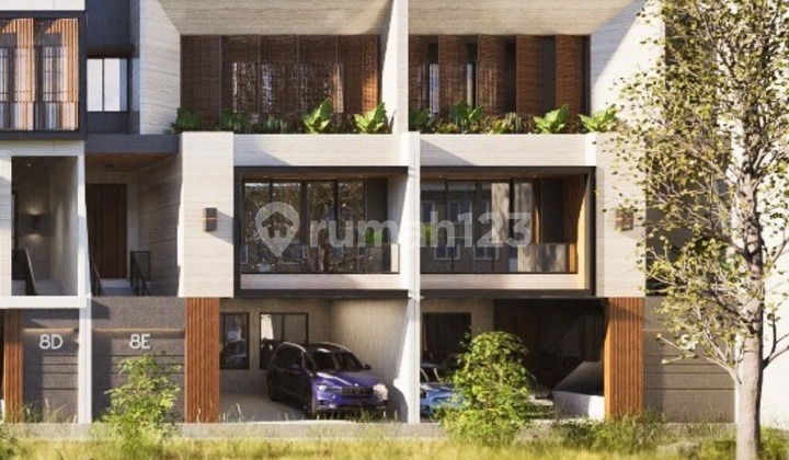BRAND NEW TOWNHOUSE 3 LANTAI + ROOFTOP PERMATA HIJAU JAKARTA SELATAN