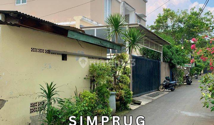 Rumah Hitung Tanah di Simprug Dekat Senayan Nego Tipis  1