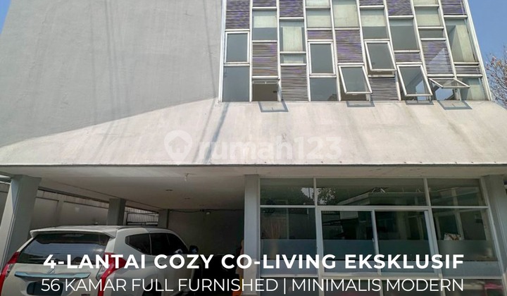 For Sale / Dijual Kost Cozy Co-Living Kemanggisan, West Jakarta Modern Minimalist Design, Fully Furnished - Ocasa3679