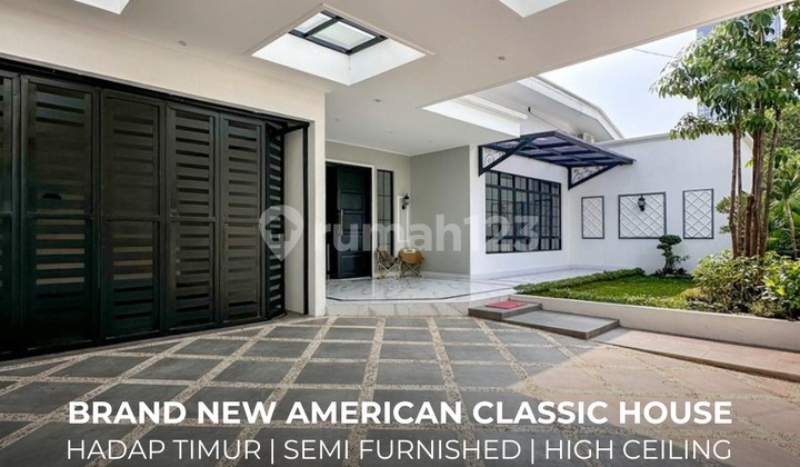 For Sale / Dijual Rumah Baru Brand New American Classic House Cilandak Jakarta Selatan - Ocasa3467