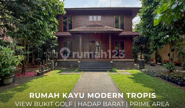 For Sale / For Sale Kencana School House Pondok Indah South Jakarta Prime Area, View of Golf Hill Row Wide Road - Ocasa4888