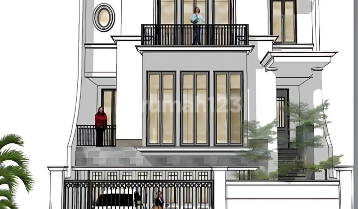 BRAND NEW RUMAH 3 LANTAI AMERICAN CLASSIC AREA PREMIUM, ON PROGRESS CIPETE CILANDAK JAKARTA SELATAN 2