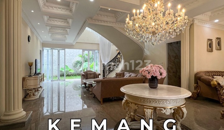 SEMI-FURNISHED 2-STORY LUXURY HOUSE 5 BR READY TO OCCUPY KEMANG SOUTH JAKARTA
