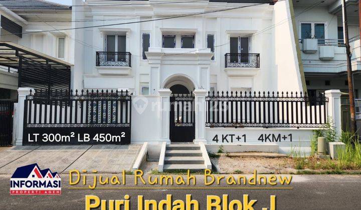 Rumah 2 lt Puri Indah cluster Exclusive blok J, bangunan klasik  1