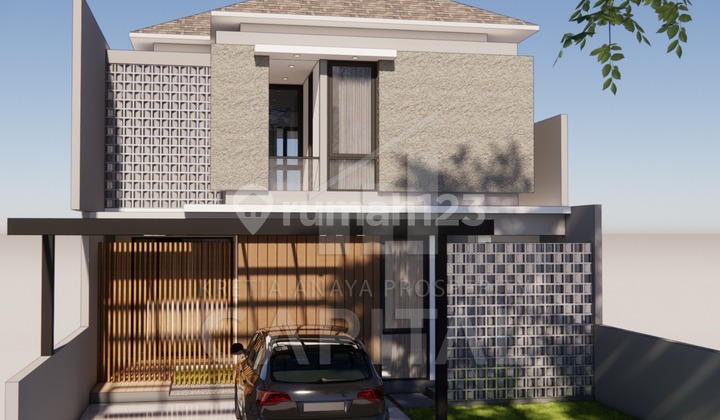 Rumah Baru dengan Halaman Luas bisa untuk Kolam Renang di Setiabudi Regency