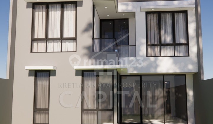 New House with a Spacious Yard Suitable for a Swimming Pool in Setiabudi Regency 2