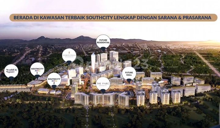 Ruko 3 lantai ada rooftop dan parkiran basemant di Southcity.
Perbatasan jaksel tangsel depok 2