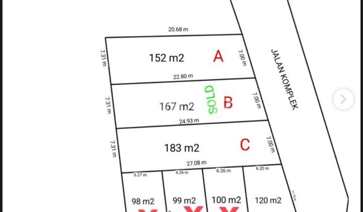 Dijual Kavling di Kompleks Area Dekat Transmart Cilandak