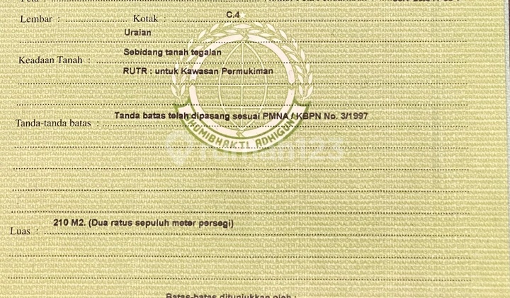 Dijual Tanah Datar Diarea Villa Elit Ungasan Kuta Selatan Bali