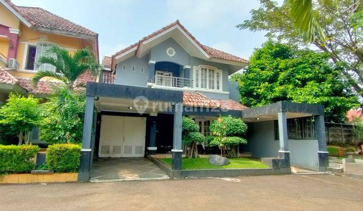 tampak depan rumah 2 lantai taman arcadia
